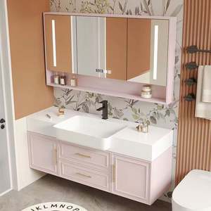 Hot Sale Shaker Style Bathroom <b>Vanity</b> Single Sink Bathroom <b>Vanities</b> <b>with</b> <b>Mirror</b> - Product Image 2