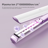Plancha de Pelo Profesional de Titanio con Calentamiento Rápido MCH, Iones de Plasma e Infrarrojos, Pantalla LED Digital y Ajuste de Temperatura