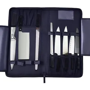BSCI工厂防水刀储物盒刀具和厨房工具重型牛津厨师刀包