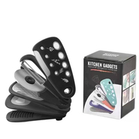 OEM Multifunctionele Keukenhulpjes 6-delige Set, Kaasschaaf, Flessenopener, Fruit-/groenteschiller, Pizzames, Schilmes
