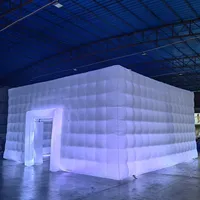 Tente cube gonflable Oxford de qualité commerciale personnalisée pour discothèque, ouverture rapide quatre saisons, portable, pour fêtes, publicité, pub extérieur