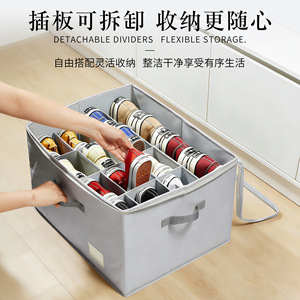 Fabric Storage Box Rectangle With Lid And Handles For Shoe Organizer Standing Type Solid Color - Product Image 4