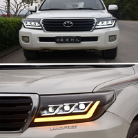 Vente en gros, prix d'usine, kit de carrosserie de phare modifié triple yeux pour Toyota Land Cruiser200 2008