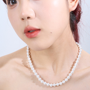 สร้อยคอมุกน้ำจืด ดีไซน์ธรรมชาติ คุณภาพสูง หรูหรา สำหรับเจ้าสาวในงานแต่งงาน - Product Image 6