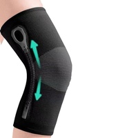 Genouillère légère et respirante en tricot 3D avec compression et soutien, protection complète pour hommes et femmes, idéale pour le sport, le fitness et la course à pied