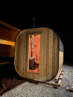 Offre Spéciale nouveauté four infrarouge moderne chauffage solaire en bois massif poêle pour chambre à coucher pour salle de sauna petit baril scénique