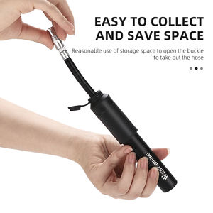 WEST BIKING Mini bomba de aleación de aluminio portátil ligera bomba de bola de aire de presión de ciclismo bomba de bicicleta de válvula Schrader <span class=keywords><strong>Presta</strong></span> - Product Image 2