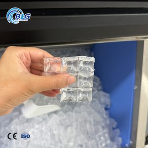 Blg 220V xách tay hoàn toàn tự động 60kg 135lb Máy Làm Đá Viên tiết kiệm năng lượng cửa hàng nước giải khát Máy làm đá với làm mát không khí - Product Image 4