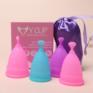 有机女性月经杯医用级硅胶月经杯批发 - Product Image 1