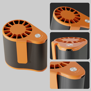Mini ventilateur de voyage extérieur rechargeable USB, à clipser sur la ceinture, ventilateur pratique à fixation sur la taille - Product Image 2