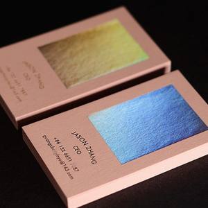 Tarjetas de Visita Personalizadas al por Mayor con Lámina Dorada Holográfica UV, Ecológicas, para Pequeñas Empresas, Notas de Agradecimiento, Navidad, Cumpleaños - Product Image 3