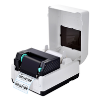 Imprimante d'étiquettes à transfert thermique SVOTON 110 mm, imprimante de codes-barres de bureau USB, machine à étiquettes d'expédition, compatible multiplateformes