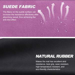 यात्रा योग चटाई-Foldable 1/16 इंच पतली गर्म योग चटाई गैर पर्ची पसीना शोषक फिटनेस और व्यायाम चटाई के लिए योग - Product Image 4