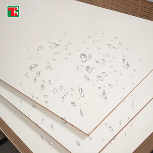 Tấm <span class=keywords><strong>MDF</strong></span> phủ <span class=keywords><strong>Melamine</strong></span> màu xám của Ả Rập Xê Út, dày 4mm, mặt mờ, màu trắng, dùng làm đồ nội thất - Product Image 5