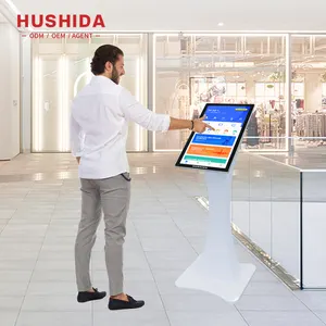 21,5 Zoll horizontaler Touchscreen Self-Serve-Kiosk interaktiver vertikaler Kiosk