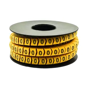 Flexible PVC Concave Cable Wire Marker Label
