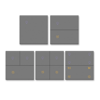 Interrupteurs et prises murales intelligents Golden Security, compatibles avec la peau, 220V, Tuya Zigbee, pour hôtel et appartement intelligents