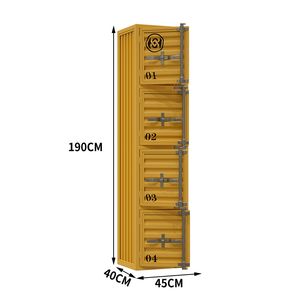 خزانة معدنية صناعية من الدرجة التجارية قفل قوي من الفولاذ المقاوم للصدأ موظف في المركز التجاري للاستخدام في صالة الألعاب الرياضية - Product Image 4