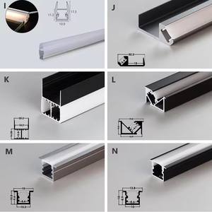 Profilé en aluminium encastré pour éclairage LED, extrusion de plafond en plaques de plâtre, <span class=keywords><strong>rail</strong></span> d'angle en aluminium pour cloison sèche, profilé lumineux en aluminium LED - Product Image 5