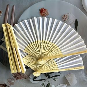 Abanico Plegable Pintado a Mano para Boda, Artesanía de Bambú, Souvenir, Decoración del Hogar o Regalo Empresarial, Estilo Musical para Año Nuevo - Product Image 4