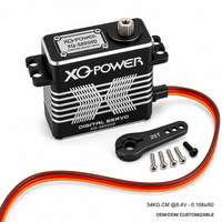 Servomoteur de direction XQ-S8050D 54kg étanche numérique sans noyau à couple élevé avec engrenage en acier inoxydable 8.4V pour voiture et camion RC 1/8