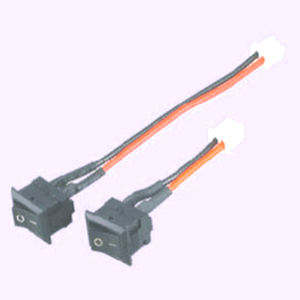 Piccolo alimentatore interruttore di curvatura cablaggio KCD4-201N con luce quattro Pin RK1 barca fila 2 velocità 2 16a cavo di collegamento - Product Image 3