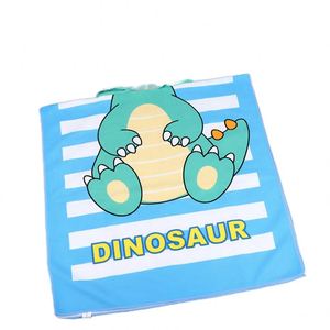 Poncho Infantil de Verano Personalizado con Estampado de Dinosaurio, Toalla de Playa con Capucha de Microfibra, Diseño de Dibujos Animados para Niños - Product Image 1