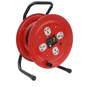 Best price copper wire cable reel portable spool with leakage automatic switch