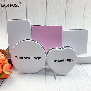 Wholesale Glitter Butterfly-shaped <strong>Mirror</strong> Print logo Double Sided Travel <strong>Compact</strong> Mini Pocket Cosmetic <strong>Mirror</strong> - Product Image 4