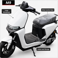 Moto électrique 1200W, 55 km/h, démarrage Bluetooth, frein à disque, écran LED, certifiée CE, usine OEM