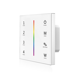 Skydance T4-1 RGBW RF Interruttore a Pannello Touch da Parete, Controller <span class=keywords><strong>Dimmer</strong></span> per <span class=keywords><strong>Strisce</strong></span> <span class=keywords><strong>LED</strong></span> - Product Image 1