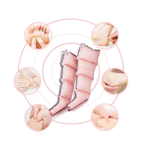 Nouveau masseur de jambes à air comprimé 2024 pour la relaxation musculaire, drainage lymphatique, pression d'air 60-240 mmHg, réflexologie pour la circulation