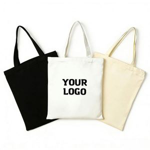 Bolsa de Compras de Lona de Algodón Resistente para Uso Diario con Logotipo Personalizado para Compras y Otras Actividades - Product Image 1