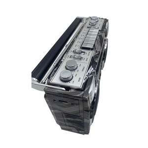 Radio Portátil Estilo Retro Graffiti, Boombox Multifunción con Altavoz BT, Ranura para Tarjeta TF/USB y Radio AM/FM - Product Image 5