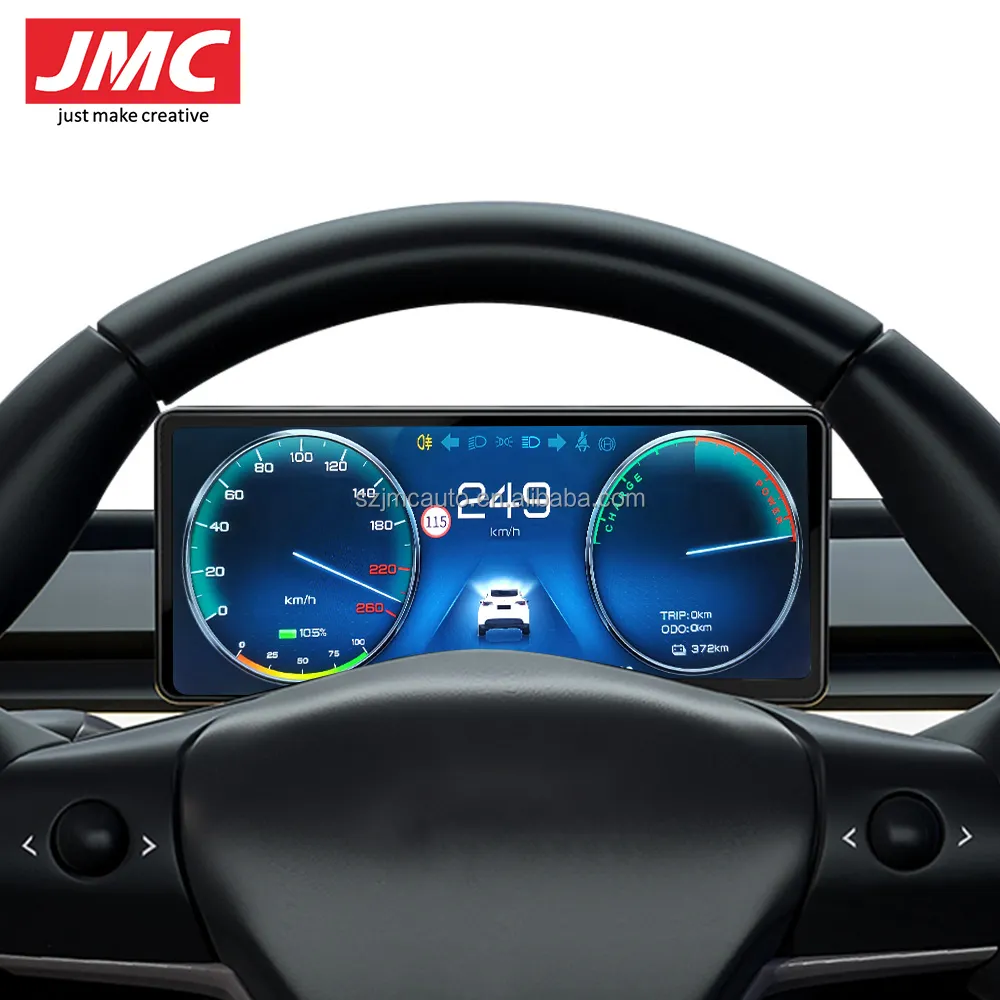 जेएमसी 9 इंच डैशबोर्ड मल्टीमीडिया प्लेयर ऑटो कार रेडियो सिर इकाई के लिए Carplay लिनक्स स्क्रीन टेस्ला मॉडल 3/वाई