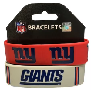 32 đội tùy chỉnh Silicone cao su dây đeo cổ tay Detroit sư tử Silicone Vòng đeo tay Cổ tay khắc vòng đeo tay phát sáng đặt 2 gói - Product Image 2