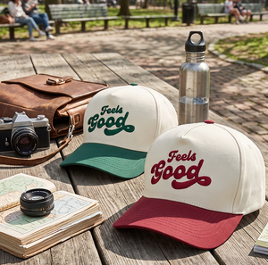 Gorras de Béisbol de 5 Paneles con Bordado 3D en Relieve, Color en Contraste, MOQ Bajo, OEM, ODM, Logotipo de Marca Personalizado - Product Image 2
