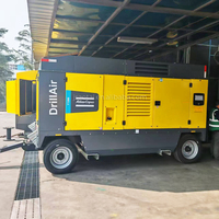 Compresseur d'air à vis diesel portable Atlas Copco Y1300 15-35 bar 36,5 m³/min pour la construction et les mines