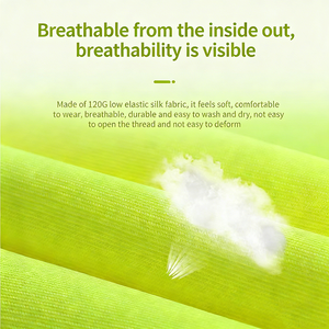 الواصلين الجدد وضوح عالية لأعمال البناء والأمن المروري عاكس ملابس سترة إشارات عاكسة للجميع - Product Image 4