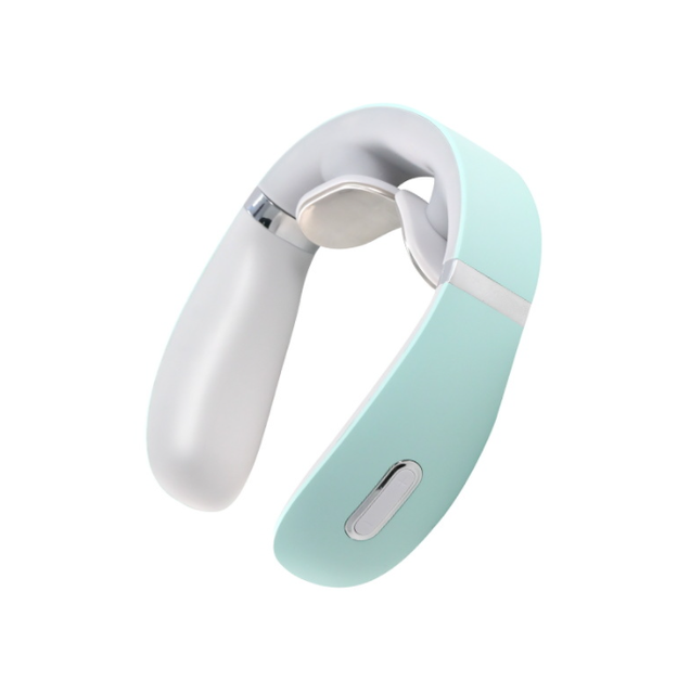 Home Office Ems Portable Lymphatic Relief Neck Massager Products Shoulder Electric Neck Massager for Neck and Shoulder with Heat