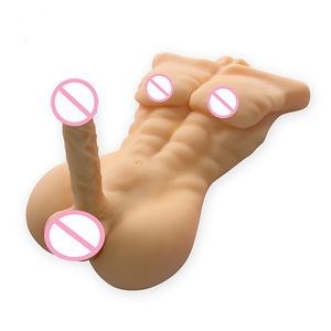 Serie Love Brother Prodotti per Adulti Bambola Realistica Maschile in TPR a Doppio Uso (Colore Pelle/Caffè) per Masturbazione Maschile e Femminile - Product Image 1