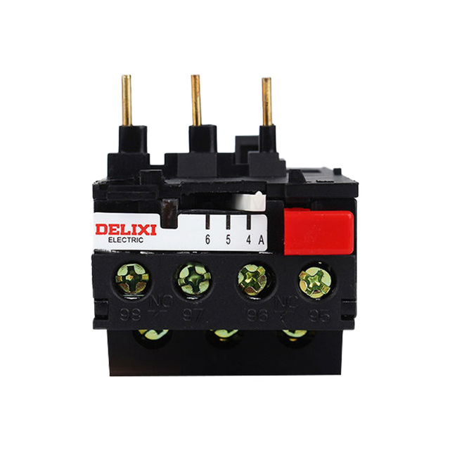Delixi JRS1-25/Z Thermal Relay Motor Overheat and Overload Protector with Phase Loss Protection and Overload Protection 660V 10A