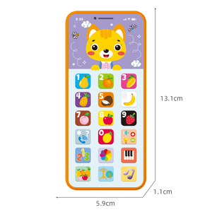 Samtoy elettrico ricarica Baby educazione precoce <span class=keywords><strong>Castellano</strong></span> apprendimento Smart Mini cellulare per bambini cellulare giocattolo per cellulare - Product Image 6