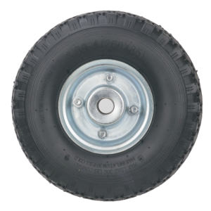 Hanak90 ,3.00-4 <span class=keywords><strong>Roue</strong></span> <span class=keywords><strong>Gonflable</strong></span> Avec Axe Central 260X85mm Alésage 16 mm Noir - Product Image 1