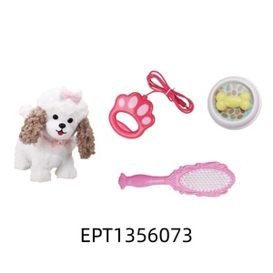 Trẻ Em Điện Đồ Chơi Vật Nuôi Sang Trọng 2 Chế độ Tương Tác Dây Xích Điện Đi Bộ Con Chó Bộ Đồ Chơi Với Âm Thanh Cho Trẻ Em - Product Image 3