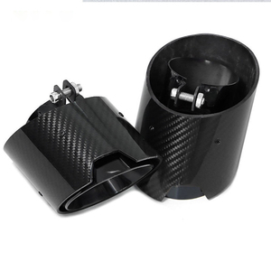 ปลายท่อไอเสียคาร์บอนไฟเบอร์สำหรับ BMW M3 M4 G80 G82 2021+ ท่อปลายเก็บเสียงสแตนเลสตกแต่งสำหรับการดัดแปลงรถยนต์ - Product Image 4