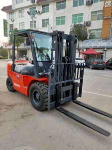 מטען חלי קרטייה elevadora <span class=keywords><strong>7</strong></span> טון מלגזה קיבולת מטען 5טון ארוך מזלג 6 טון מעלית 3 שלבים מכולות טיפול מלגזה - Product Image 4