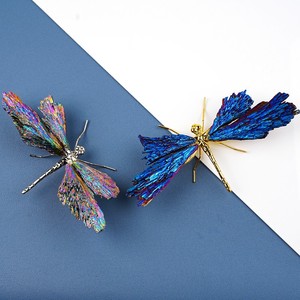 Joyería americana Chapado en turmalina negra natural con técnica tallada Color Crystal Aura Black Tourmaline <span class=keywords><strong>Dragon</strong></span> <span class=keywords><strong>Fly</strong></span> - Product Image 6