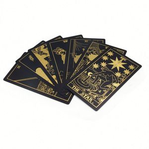 Personalized Print Your Own Tarot Gold Foiling Oracle <b>Cards</b> and Deck Custom Printing With <b>Box</b> - Product Image 1