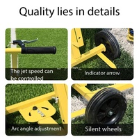 Machine de marquage routier portative à poussée manuelle de qualité industrielle OEM, chariot DIY pour peinture de sol de parking et construction routière